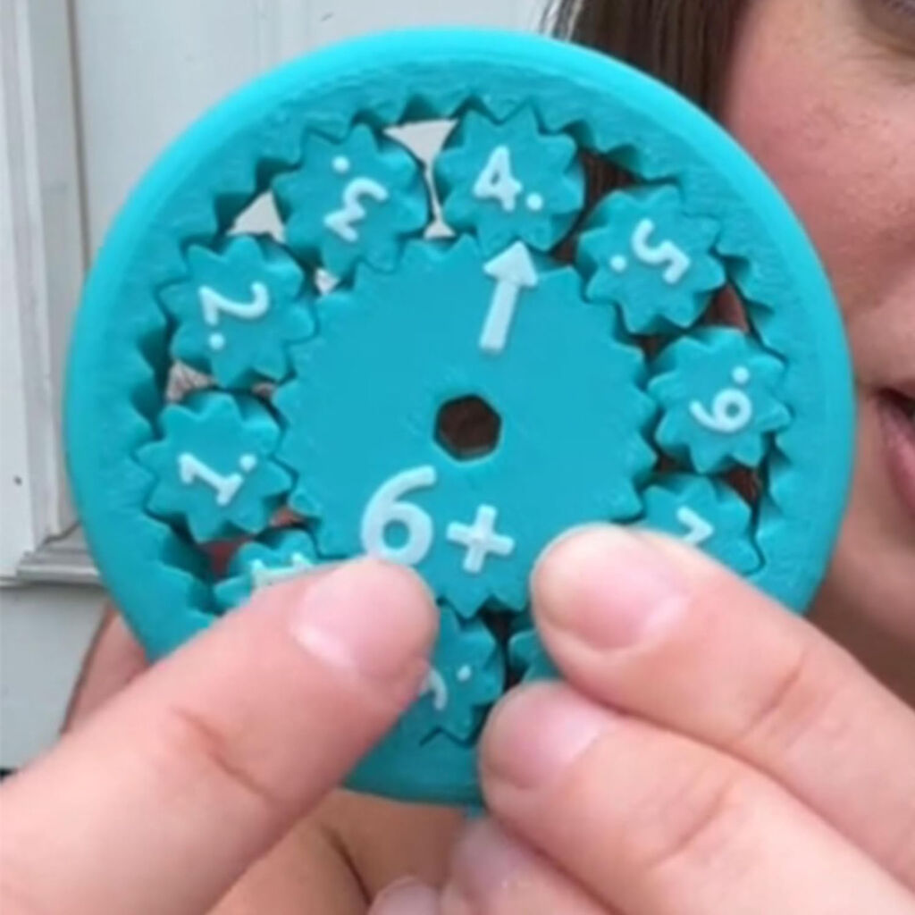 Math Fact Fidget Spinners