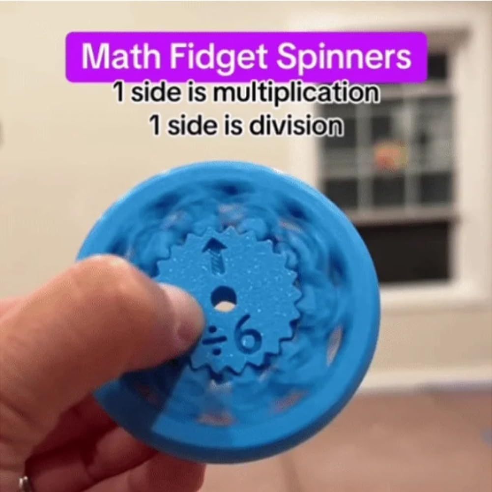 Math Fact Fidget Spinners