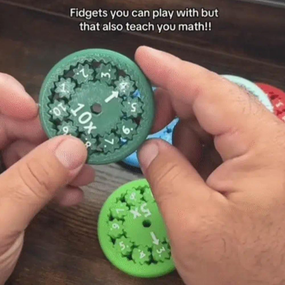 Math Fact Fidget Spinners