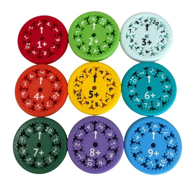 Math Fact Fidget Spinners